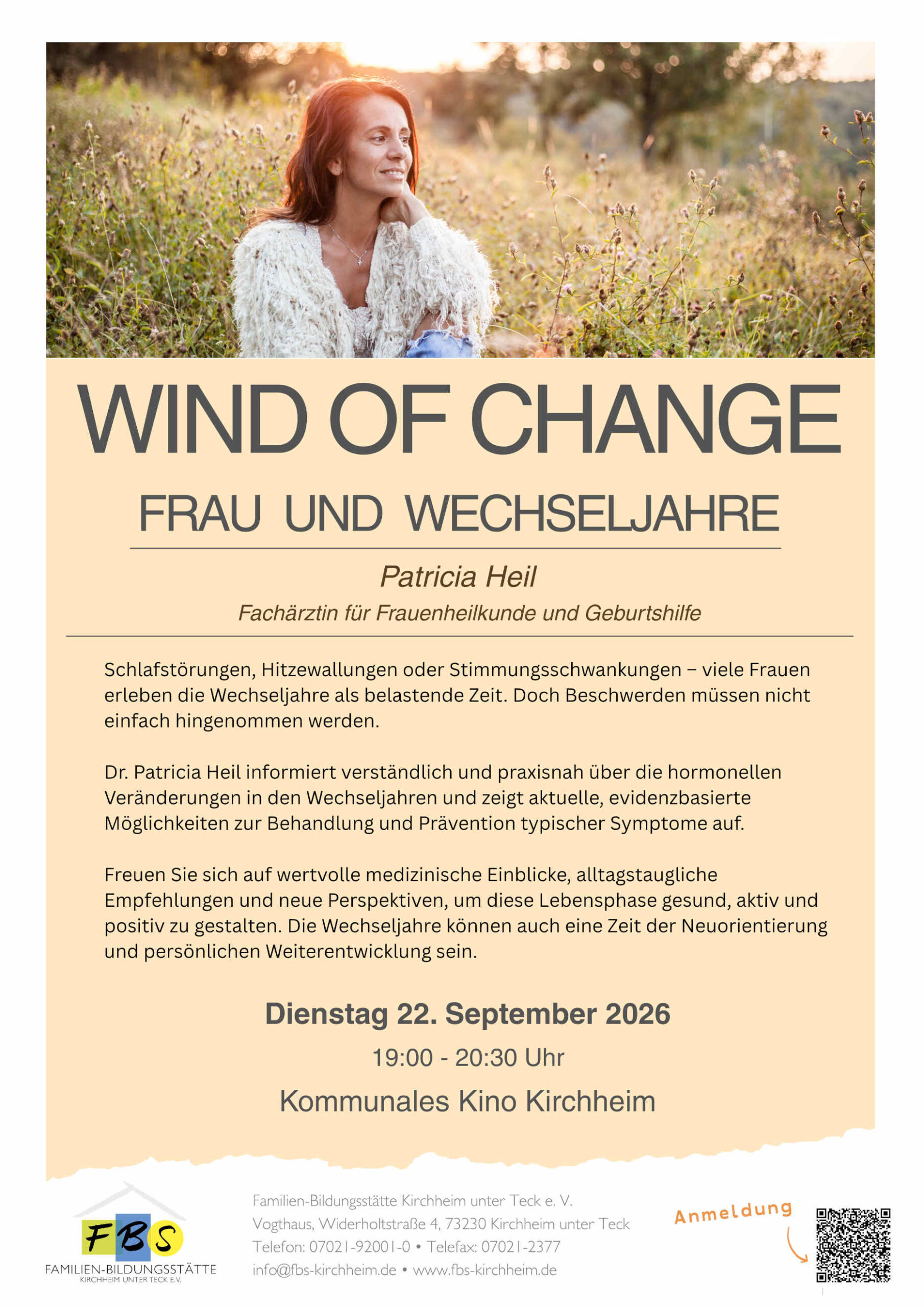 Vortrag: Frauen und Wechseljahre